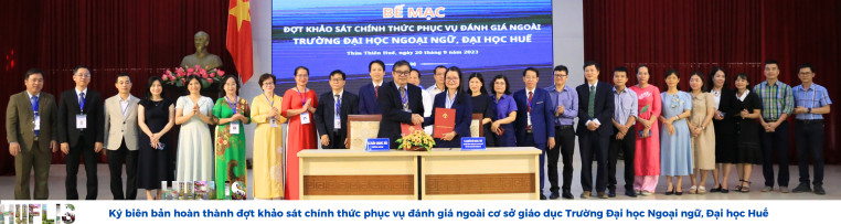 Ký kết biên bản hoàn thành đợt khảo sát hai chương trình đào tạo