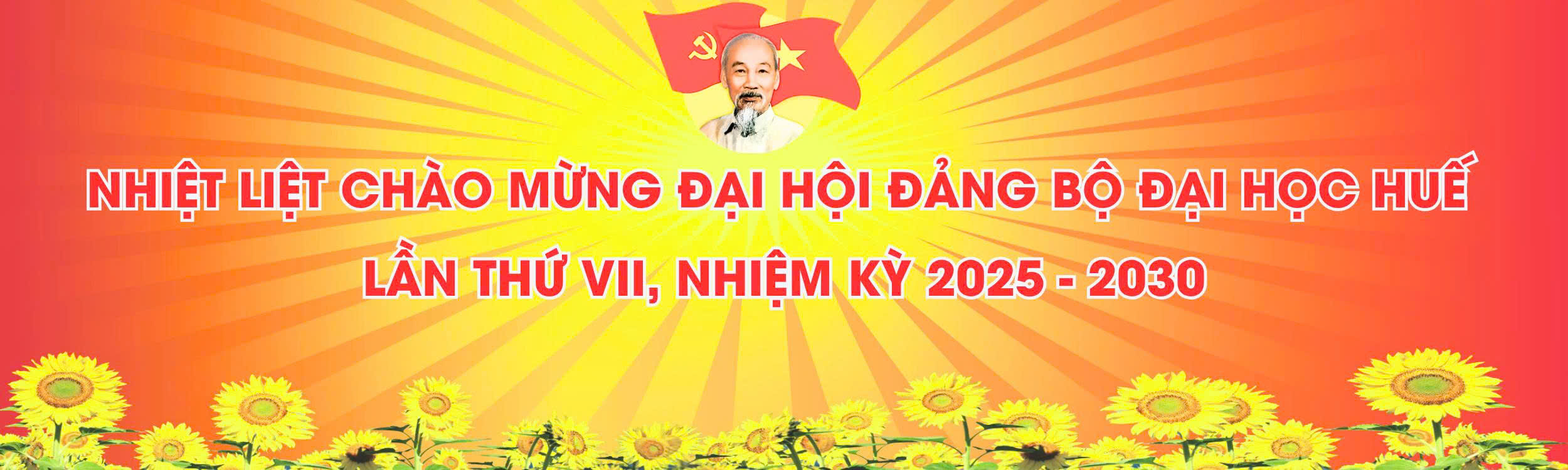 Chào mừng Đại hội Đảng bộ Đại học Huế
