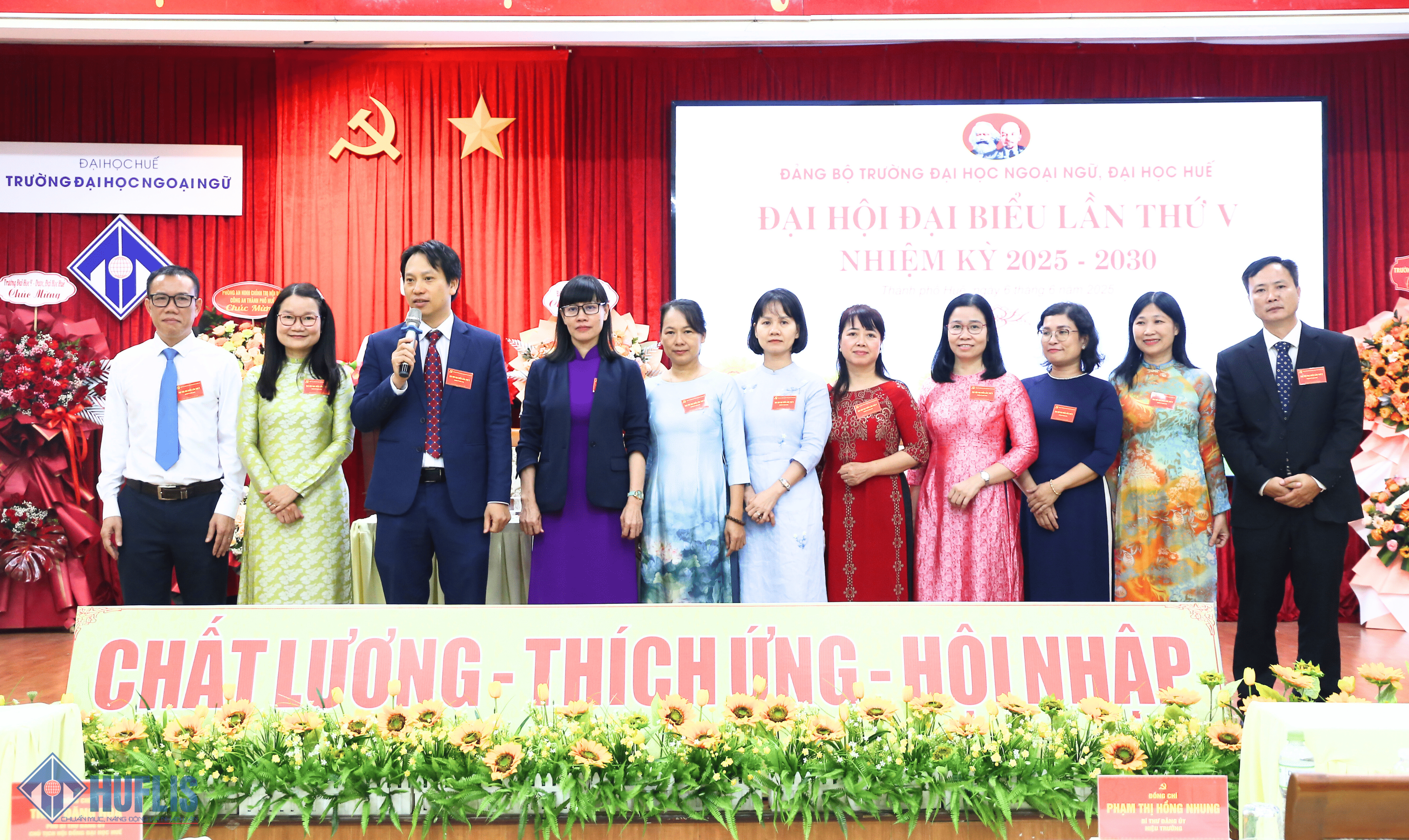 dai-hoi-dai-bieu-dang-bo-truong-dai-hoc-ngoai-ngu-dai-hoc-hue-lan-thu-v-nhiem-ky-2025-2030:-chat-luong-thich-ung-hoi-nhap